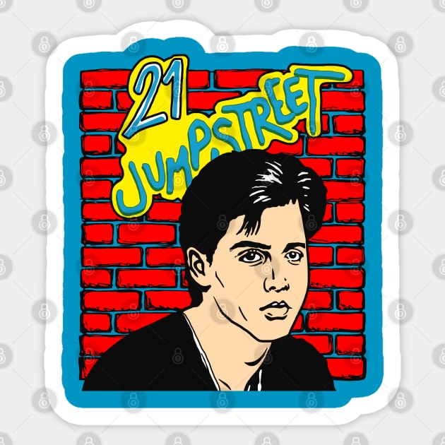 21 Jump Street 80s Tv Series Sticker by darklordpug